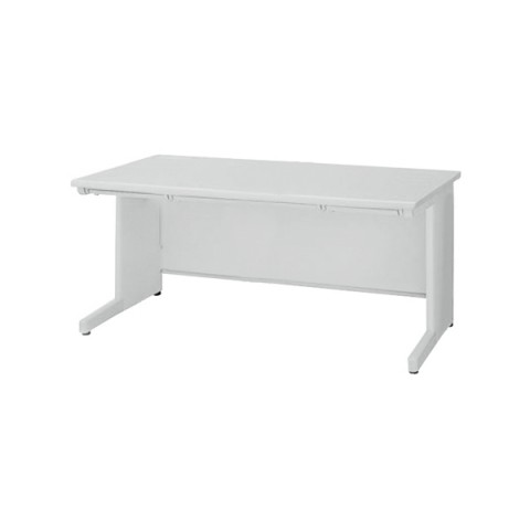 ライオン オフィスデスク 完成日 組立不要 イーディー 平机(アジャスタータイプ)(H700) 中央引き出し付(奥行800mm) ED-E168F-HH 702-93