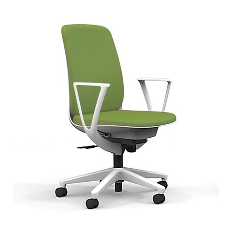 イトーキ オフィスチェア 完成日 組立不要 トルテUチェア スタンダードカラータイプ ハイバック ループ肘付 抗ウイルス布地張り ナイロン双輪キャスター KJ-316PV-W9Q7