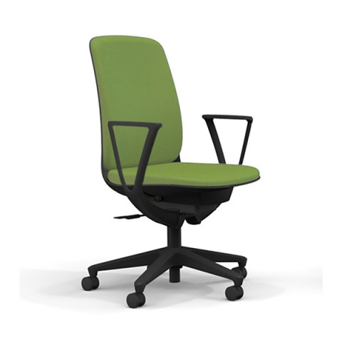 イトーキ オフィスチェア 完成日 組立不要 トルテUチェア スタンダードカラータイプ ハイバック ループ肘付 抗ウイルス布地張り 抵抗付ウレタン双輪キャスター KJ-316PVM-T1Q7