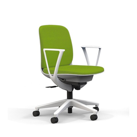 イトーキ オフィスチェア 完成日 組立不要 トルテUチェア スタンダードカラータイプ ローバック ループ肘付 抗ウイルス布地張り ナイロン双輪キャスター KJ-326PV-W9Q7