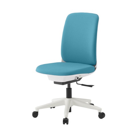 イトーキ オフィスチェア 完成日 組立不要 トルテUチェア スタンダードカラータイプ ハイバック 肘なし ビニールレザー張り 抵抗付ウレタン双輪キャスター KJ-310DLM-W9S4