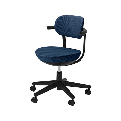 コクヨ オフィスチェア 完成日 組立不要 パロ 背クッションタイプ スタンダードタイプ 背座同色 本体色:ブラック C07-B11CU-BKT7T71