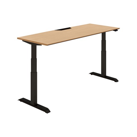 コクヨ オフィスデスク 完成日 組立不要 シークエンス スタンダードテーブル ハイグレードカラー 舟底エッジ フルスペックレバー DSE-LSF1807F-6AP13