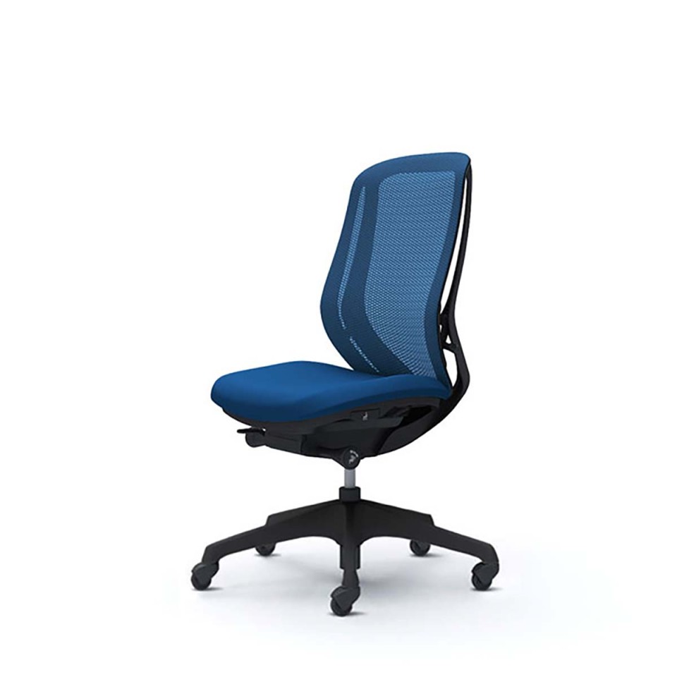 オカムラ オフィスチェア 完成日 組立不要 シルフィー ハイバック メッシュタイプ 肘なし ブラックボディ 樹脂脚 ゴムキャスター C635VR-FMP3