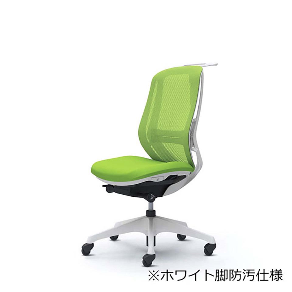 オカムラ オフィスチェア 完成日 組立不要 シルフィー ハイバック メッシュタイプ 肘なし ホワイトボディ 樹脂脚(防汚仕様) ハンガー・ランバーサポート付 ゴムキャスター C636VJ-FMP5