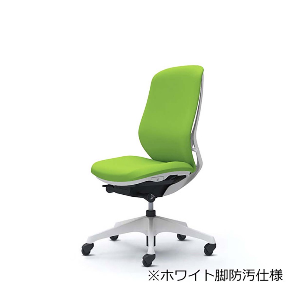 オカムラ オフィスチェア 完成日 組立不要 シルフィー ハイバック クッションタイプ 肘なし ホワイトボディ 樹脂脚(防汚仕様) ゴムキャスター C637VG-FSF5