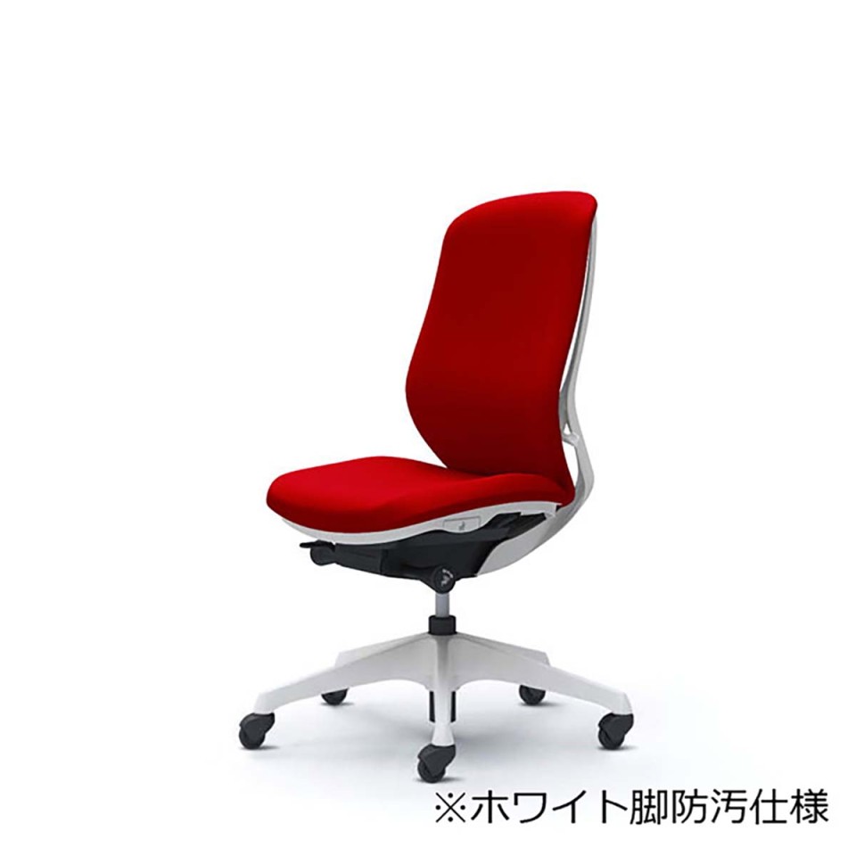 オカムラ オフィスチェア 完成日 組立不要 シルフィー ハイバック クッションタイプ 肘なし ホワイトボディ 樹脂脚(防汚仕様) ゴムキャスター C637VG-FSF9