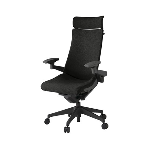 イトーキ オフィスチェア 完成日 組立不要 アクトチェア テクスチャードクロスバック エクストラハイバック 樹脂脚 ナイロン双輪キャスター ランバーサポートなし ハンガー付 アジャスタブル肘 KG-437SAX1T1T1