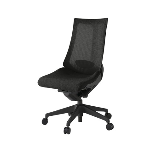 イトーキ オフィスチェア 完成日 組立不要 アクトチェア テクスチャードメッシュバック ハイバック 樹脂脚 ナイロン双輪キャスター ランバーサポート付 ハンガーなし 肘なし KG-450JE-T1T1