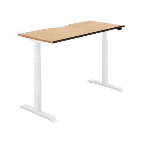 コクヨ オフィスデスク 完成日 組立不要 シークエンス スタンダードテーブル スタンダードカラー ソフトエッジ ベーシックレバー DSE-LSA1507B-SWT12