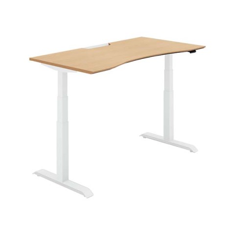 コクヨ オフィスデスク 完成日 組立不要 シークエンス ウイングテーブル スタンダードカラー 舟底エッジ ベーシックレバー DSE-LWF1508B-SWT12