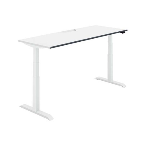 コクヨ オフィスデスク 完成日 組立不要 シークエンス スタンダードテーブル スタンダードカラー ソフトエッジ フルスペックレバー DSE-LSA1807F-SWPW2