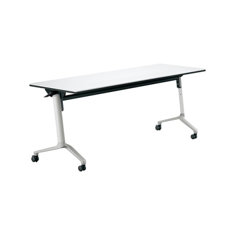 コクヨ ミーティングテーブル 完成日 組立不要 コンフェスト シンプルタイプ フラップテーブル(シンプルタイプ) パネルなしタイプ 棚なし KT-1301LMAWN3