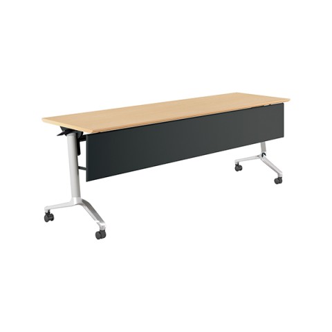 コクヨ ミーティングテーブル 完成日 組立不要 コンフェスト スタンダードタイプ フラップテーブル(スタンダードタイプ) パネル付きタイプ 棚なし KT-P1309MMT1N3