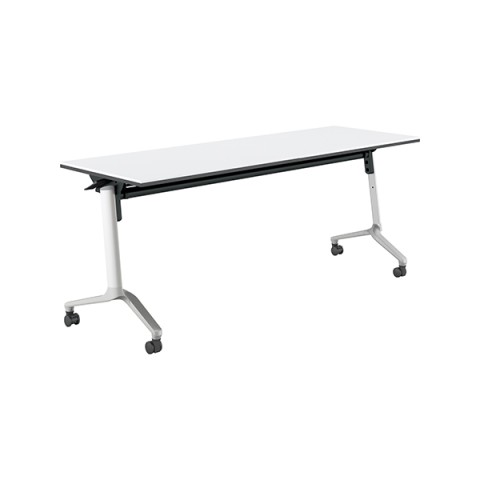 コクヨ ミーティングテーブル 完成日 組立不要 コンフェスト シンプルタイプ フラップテーブル(シンプルタイプ) パネルなしタイプ 棚付き KT-S1301LMAWN3