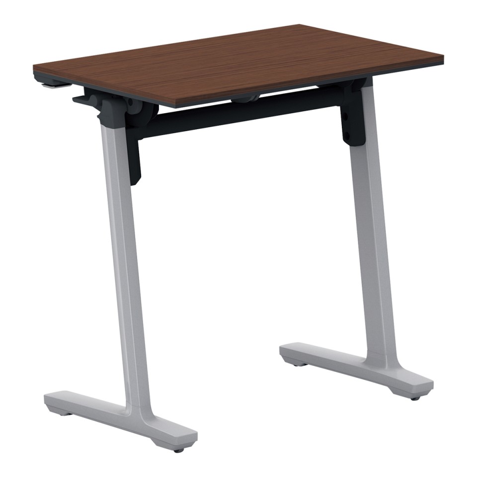 コクヨ ミーティングテーブル 完成日 組立不要 カーム フラップテーブル(パネルなしタイプ) 天板フラップ式 棚付 脚カラー:フラットシルバー KT-S147P81MV5NN