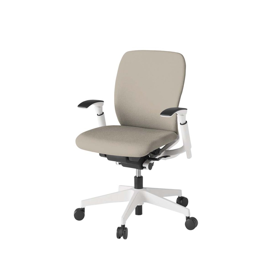 イトーキ オフィスチェア 完成日 組立不要 フルゴチェア ローバック ベースカラーWW アジャスタブル肘 ハンガーなし 再生布地(CF) 抵抗付ウレタン双輪キャスター KF447CFM-WWF6