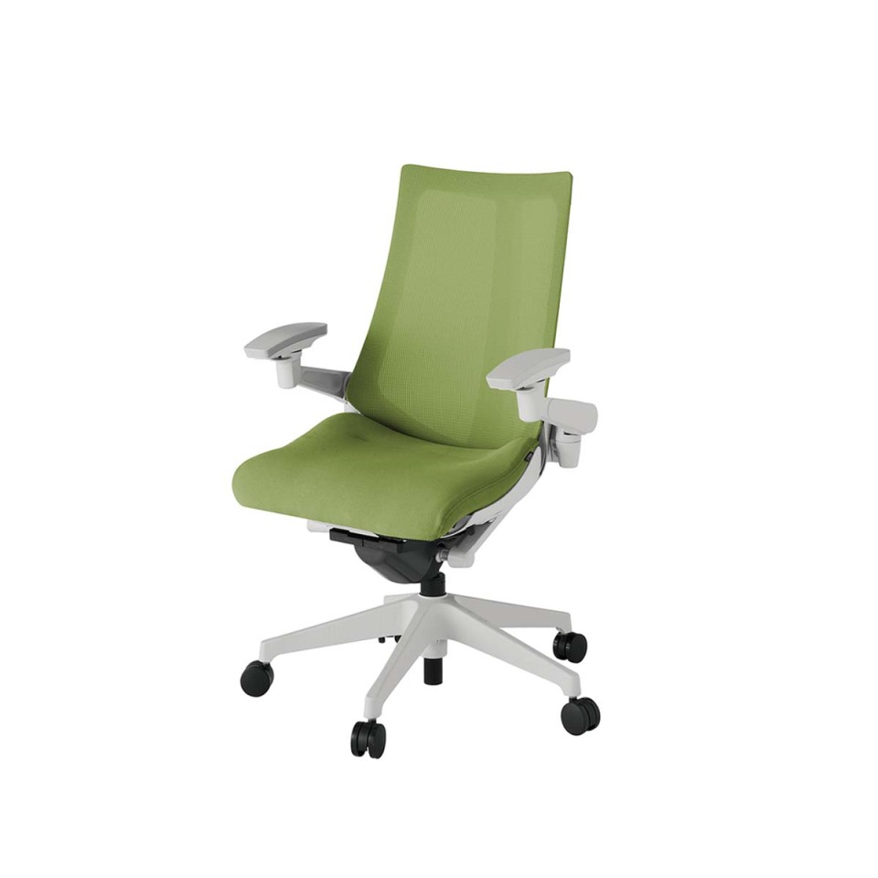 イトーキ オフィスチェア 完成日 組立不要 アクトツー メッシュバック プレーン張地 樹脂脚 抵抗付ウレタン双輪キャスター ペルヴィス&ランバーサポートなし ハンガーなし アジャスタブル肘 KJ-477JVM-GNQ7