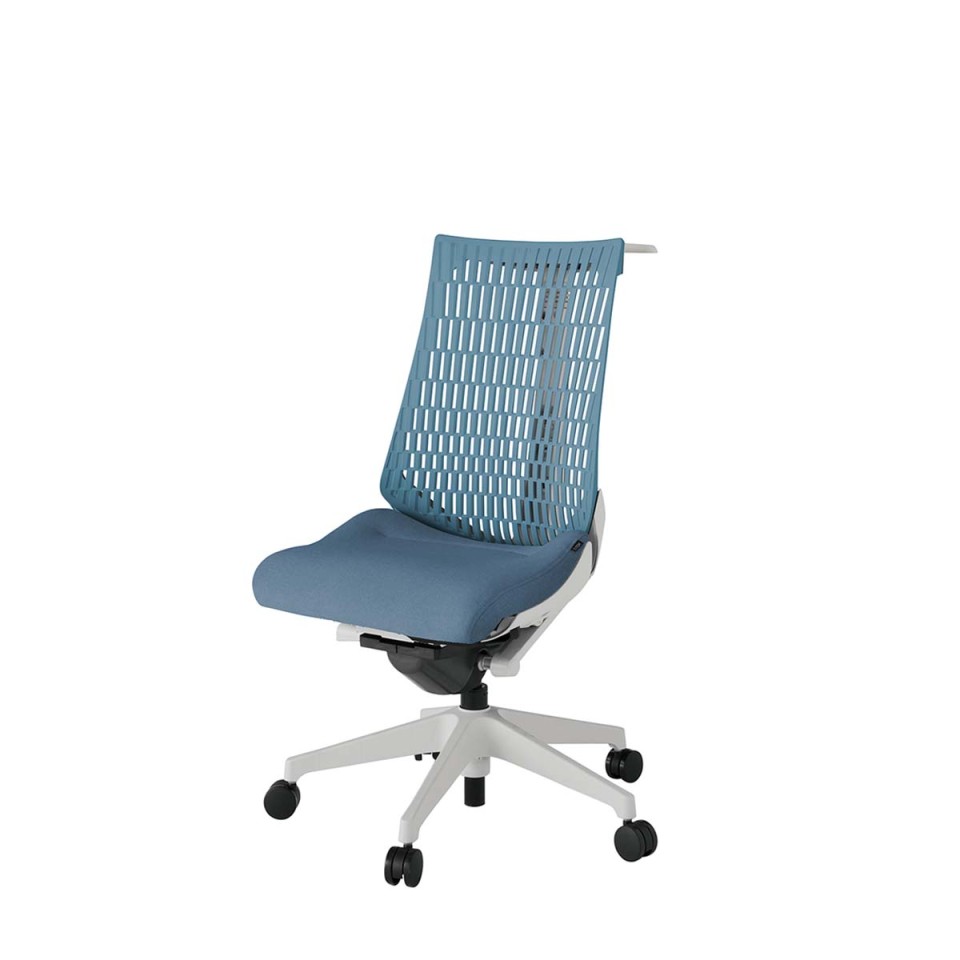 イトーキ オフィスチェア 完成日 組立不要 アクトツー エラストマーバック テクスチャード張地 樹脂脚 抵抗付ウレタン双輪キャスター ペルヴィス&ランバーサポートなし ハンガー付 肘なし KJ440SAHMGNB4A4