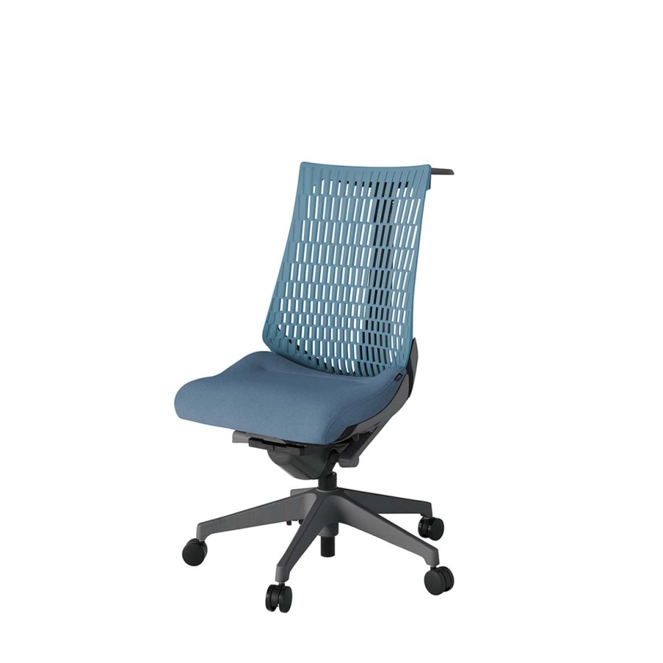 イトーキ オフィスチェア 完成日 組立不要 アクトツー エラストマーバック テクスチャード張地 樹脂脚 ナイロン双輪キャスター ペルヴィス&ランバーサポートなし ハンガー付 肘なし KJ440SAHW2B4A4