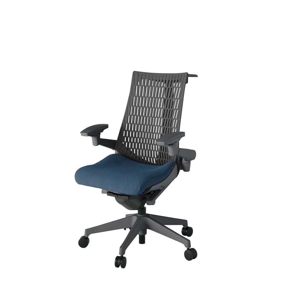 イトーキ オフィスチェア 完成日 組立不要 アクトツー エラストマーバック プレーン張地 樹脂脚 抵抗付ウレタン双輪キャスター ペルヴィス&ランバーサポートなし ハンガー付 アジャスタブル肘 KJ447PSHMW2N3W2