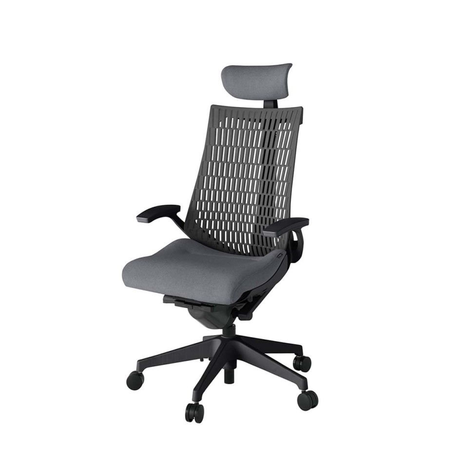 イトーキ オフィスチェア 完成日 組立不要 アクトツー エラストマーバック テクスチャード張地 樹脂脚 ナイロン双輪キャスター ペルヴィス&ランバーサポートなし ハンガーなし T型肘 クロスアジャスタブルヘッドサポート付 KJ445SAET1T3W2