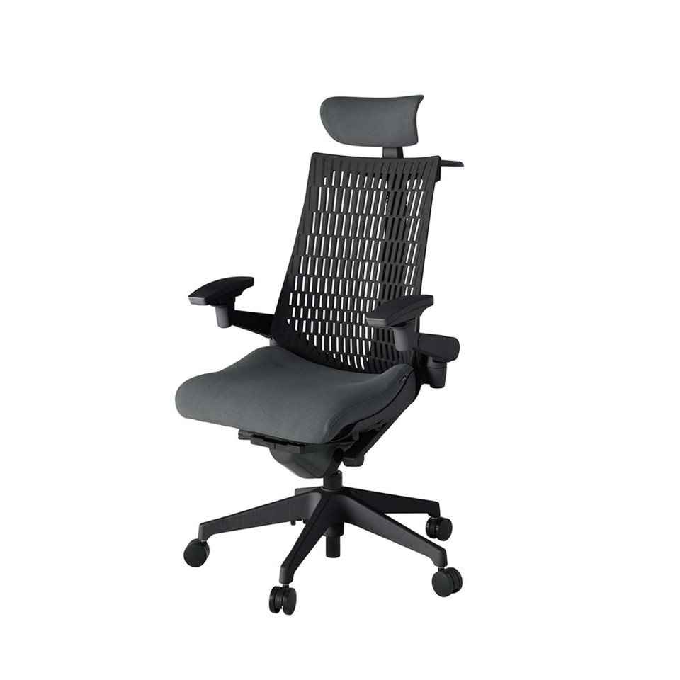 イトーキ オフィスチェア 完成日 組立不要 アクトツー エラストマーバック プレーン張地 樹脂脚 ナイロン双輪キャスター ペルヴィス&ランバーサポートなし ハンガー付 アジャスタブル肘 クロスアジャスタブルヘッドサポート付 KJ447PSXT1C3T1