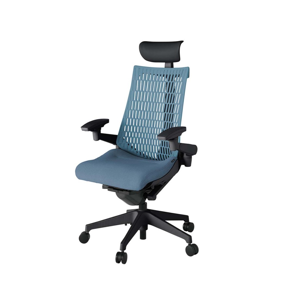 イトーキ オフィスチェア 完成日 組立不要 アクトツー エラストマーバック テクスチャード張地 樹脂脚 抵抗付ウレタン双輪キャスター ペルヴィス&ランバーサポートなし ハンガーなし アジャスタブル肘 ビニールレザーアジャスタブルヘッドサポート付 KJ447SAFMT1B4A4