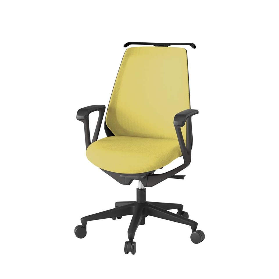 イトーキ オフィスチェア 完成日 組立不要 ノナ テクスチャードメッシュバック ベースカラー:ブラック(T1) ループ肘 ハンガー付 抵抗付ウレタン双輪キャスター KZ336JEHM1T1U6