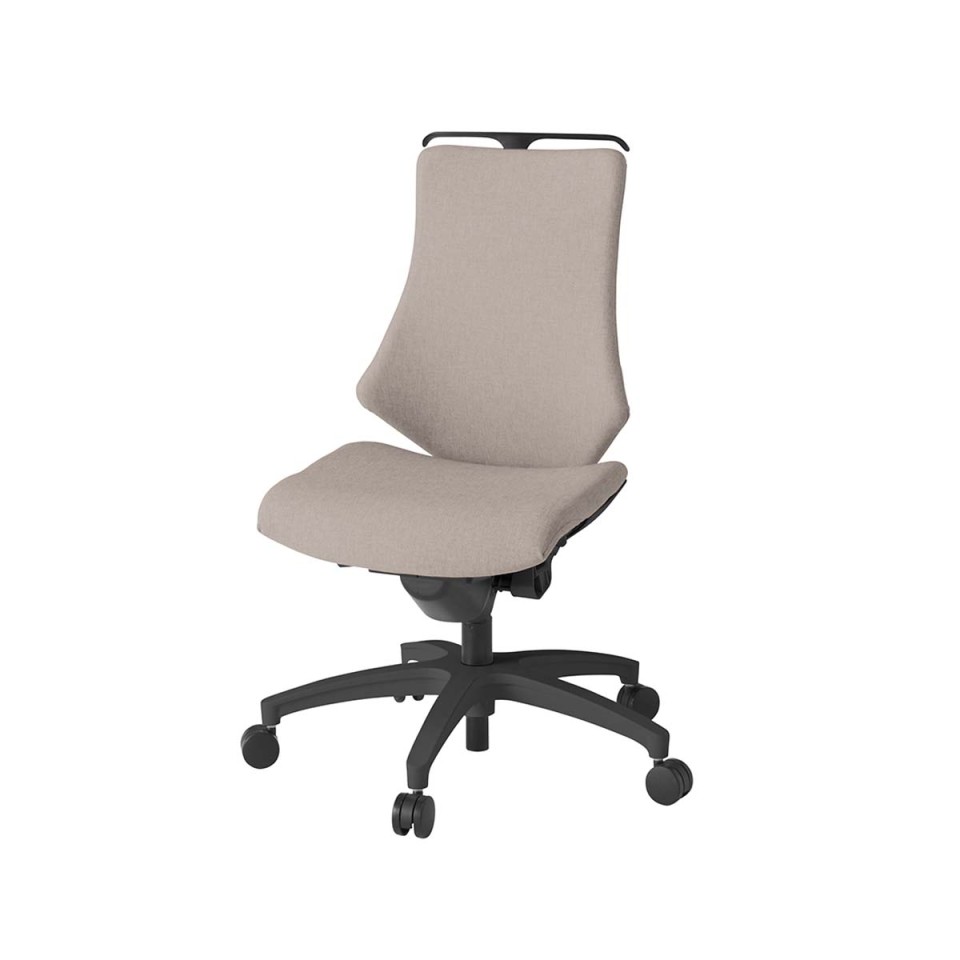 イトーキ オフィスチェア 完成日 組立不要 エフチェア クロスバック ハイバック ベースカラーT1 肘なし ハンガー付 再生布地(SA) 抵抗付ウレタン双輪キャスター KG130SAHM-T1F6