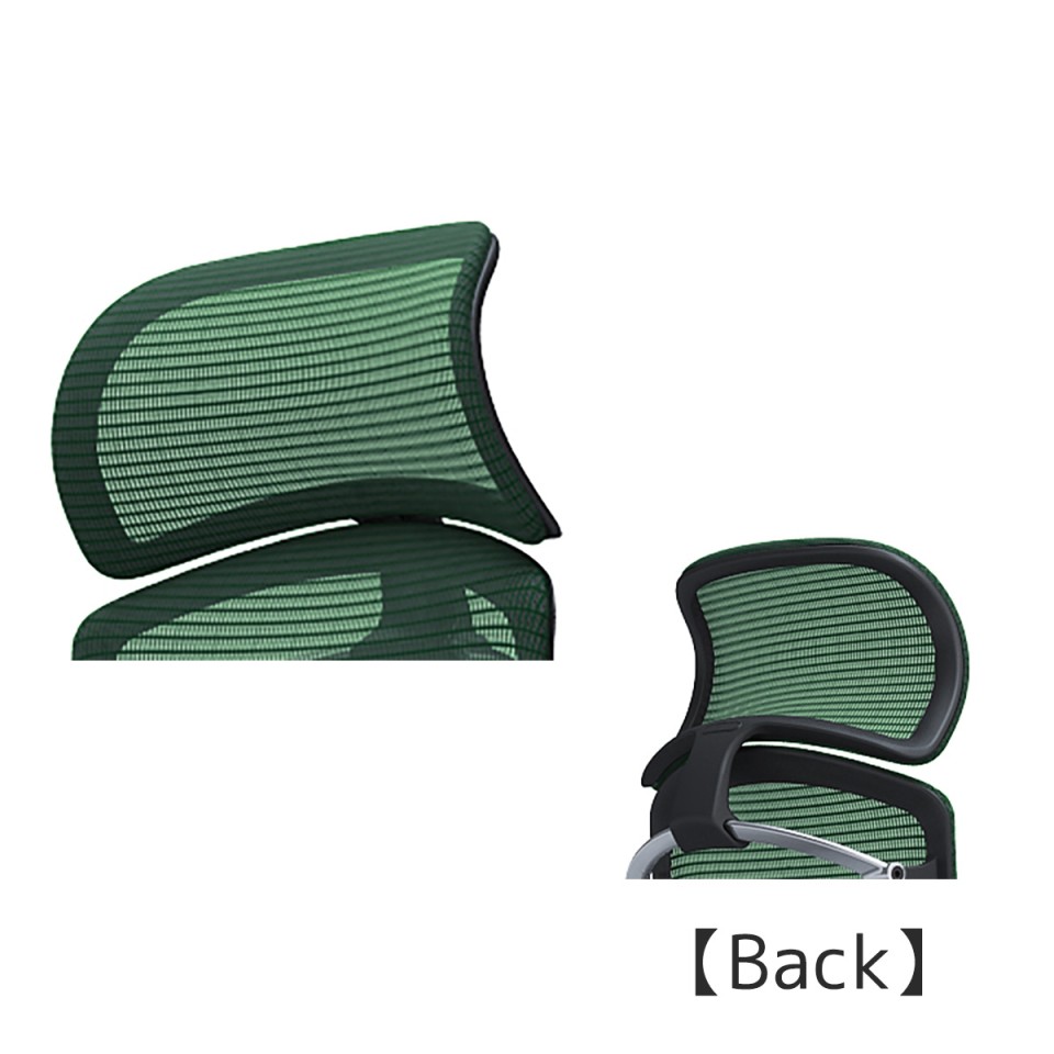 オカムラ オフィスチェア  コンテッサセコンダ コンテッサセコンダ用 大型固定ヘッドレスト ブラックボディ用 CC511B-FSR5