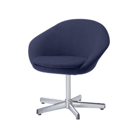 ライオン ミーティングチェア・多目的チェア 完成日 組立不要 ラウンジ用チェアー 5本脚・アジャスター付 No.1320F 542-31