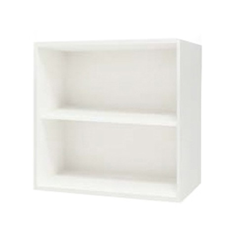 ナイキ オフィスキャビネット・収納家具 完成日 組立不要 CW オープン書庫 W800mm 2段 CWS-0807N-W