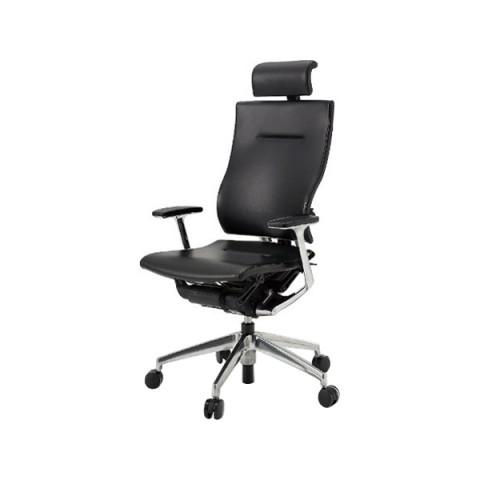 イトーキ オフィスチェア 完成日 組立不要 スピーナチェア レザータイプ エクストラハイバック ベースカラーZ9 T型肘 KE-725LA-Z9T1