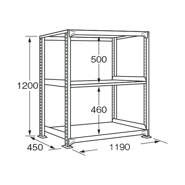ML-8323【送料無料】 | サカエ 中軽量棚ML型・MLW型通販 - Kagg.jp