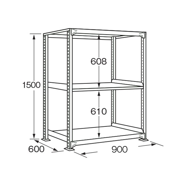 運賃見積り 直送品 サカエ SAKAE 中量棚C型 C-1154R 運賃見積り)(直送品)サカエ SAKAE 中量棚C型 C-1154R
