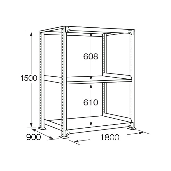 B-9763【送料無料】 | サカエ 中量棚B型・BW型通販 - Kagg.jp