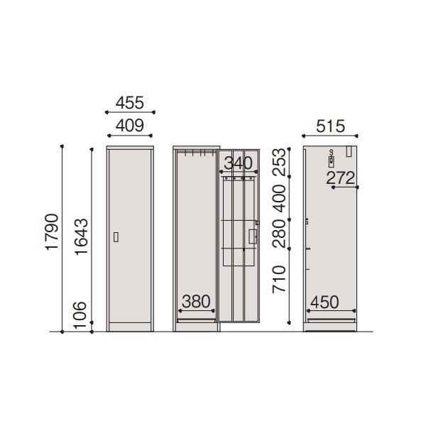 HAC-4518NSM-WE【送料無料】 | イトーキ クリーンロッカー通販 - Kagg.jp