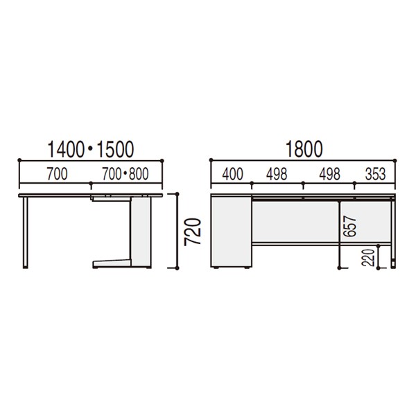 L型平SSL187H 5-111-3643【送料無料】 | ウチダ SCAENA Stype通販