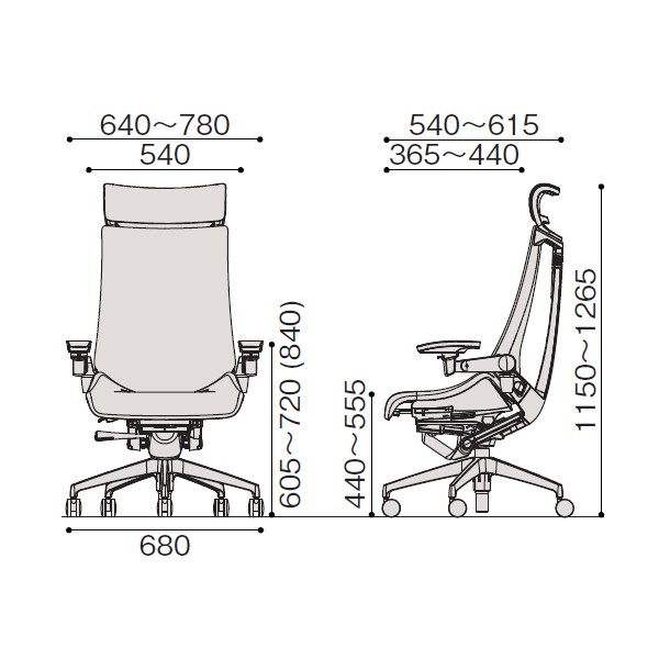 2023年製　イトーキ アクトチェア ブラック　KG-457JEE1T1T1 公式ストア限定モデル イトーキ アクトチェア ハイバック KG
