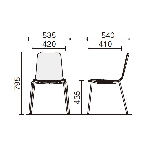チェア　ミケット　ハイタイプ　背座樹脂 K03-M42-1KG2T73 送料無料 コクヨ kokuyo Mycket ミケット／ハイチェア／ブラック塗装脚／PPシート／座パッド