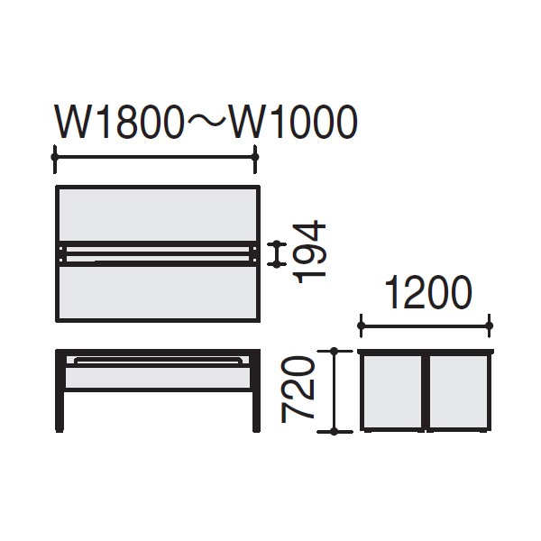 DWV-WD1212-SAWPAW3【送料無料】 | コクヨ WorkVista+通販 - Kagg.jp