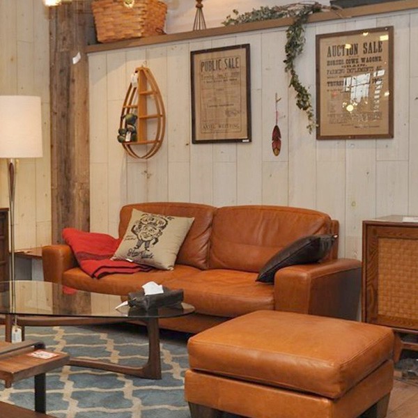 ACMEファニチャー 2人掛けソファ FRESNO ブラウン ACME Furniture（アクメファニチャー）FRESNO SOFA（フレスノ