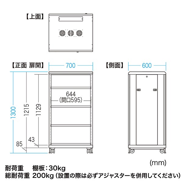 CP-SVCMULT2【送料無料】 | サンワサプライ マルチ収納ラック・機器