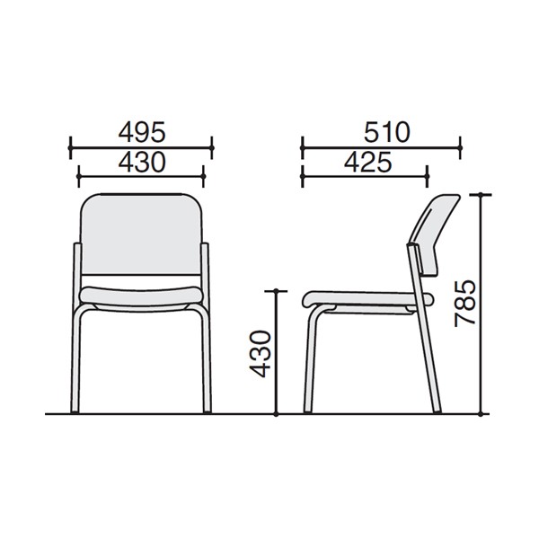 会議用イス パイプイス オフィス向け家具 製品 コクヨ ファニチャー