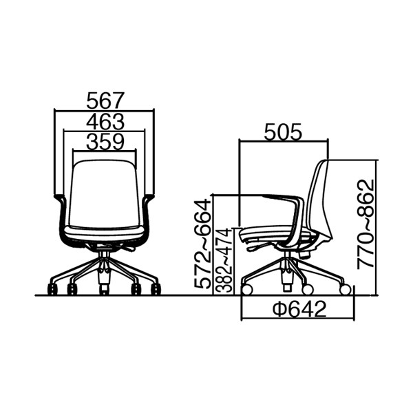 CD23MR-FXW7【送料無料】 | オカムラ Lives Entry Chair通販 - Kagg.jp