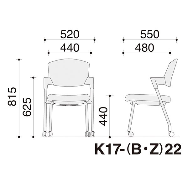K17-B22CW-39392【送料無料】 | コクヨ Protty通販 - Kagg.jp
