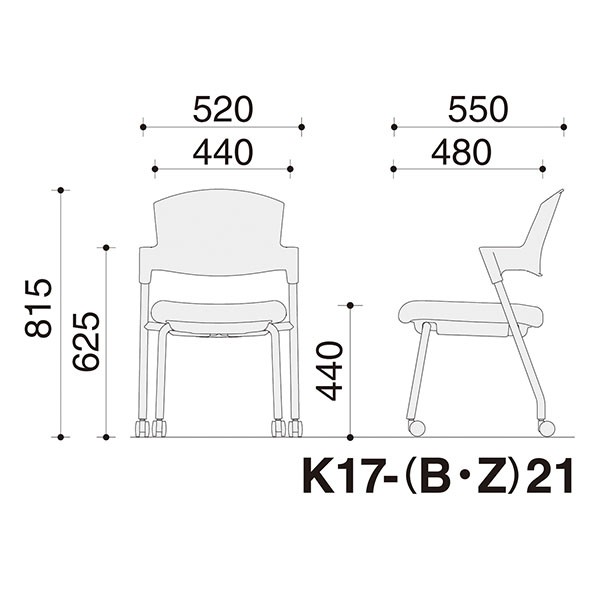 K17-Z21CW-1KX2【送料無料】 | コクヨ Protty通販 - Kagg.jp