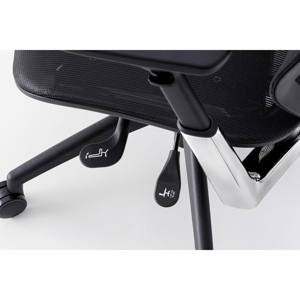 ⭐︎Veal fit Chair バーティカルフィットチェア⭐︎ブラック WEIMALL 座椅子 1人掛け ハイバック リクライニングチェア 腰痛