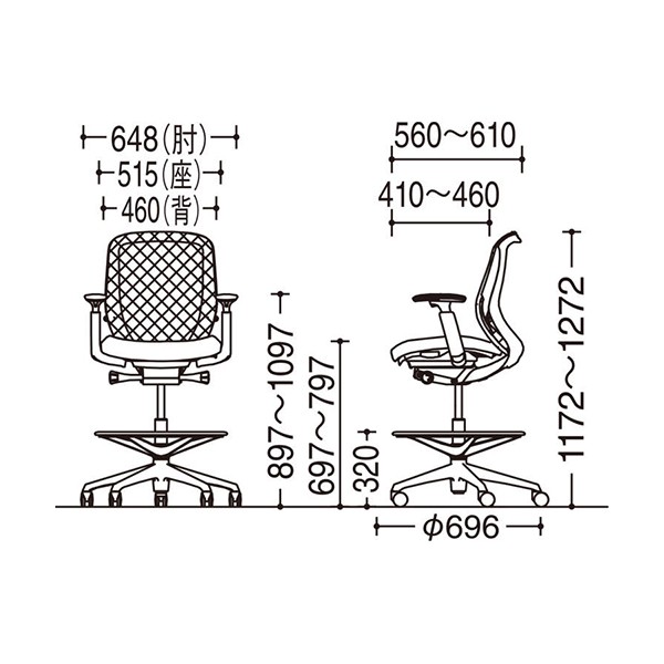 C681JZ-FMP1【送料無料】 | オカムラ Sylphy通販 - Kagg.jp